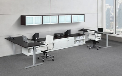 Modern Elements Sit Stand Desks from Performance Furnishings