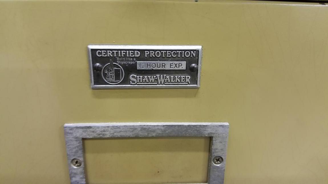 4 Drawer Legal Shaw-Walker Fireproof File Cabinet