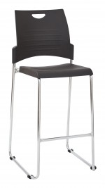 Tall Stackable Chair - Set of 25 with Dolly