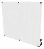 Magnetic Glass Dry Erase Whiteboard - 60 x 48