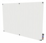 Magnetic Glass Dry Erase Whiteboard - 72 x 48