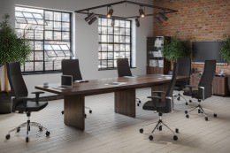 Boat Shaped Conference Tables for a Stylish Conference Room
