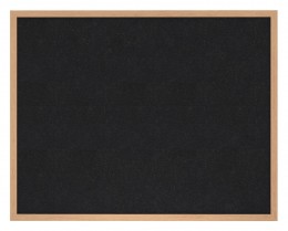 Rubber Bulletin Board with Wood Frame - 60
