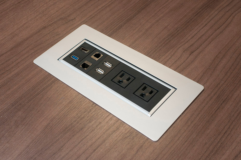 Conference Table Power And Data Outlet Module