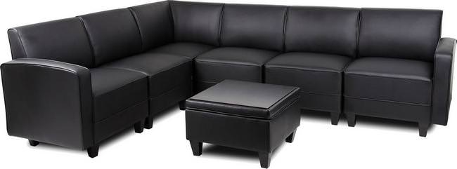Modular Corner Reception Sectional Sofa Couch