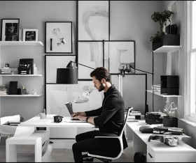 5 White and Black Home Office Ideas to Simplify Your Workspace!