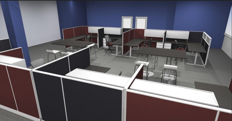 Initial 3D rendering