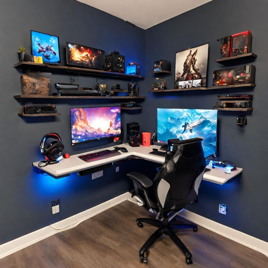 L shaped gaming desk