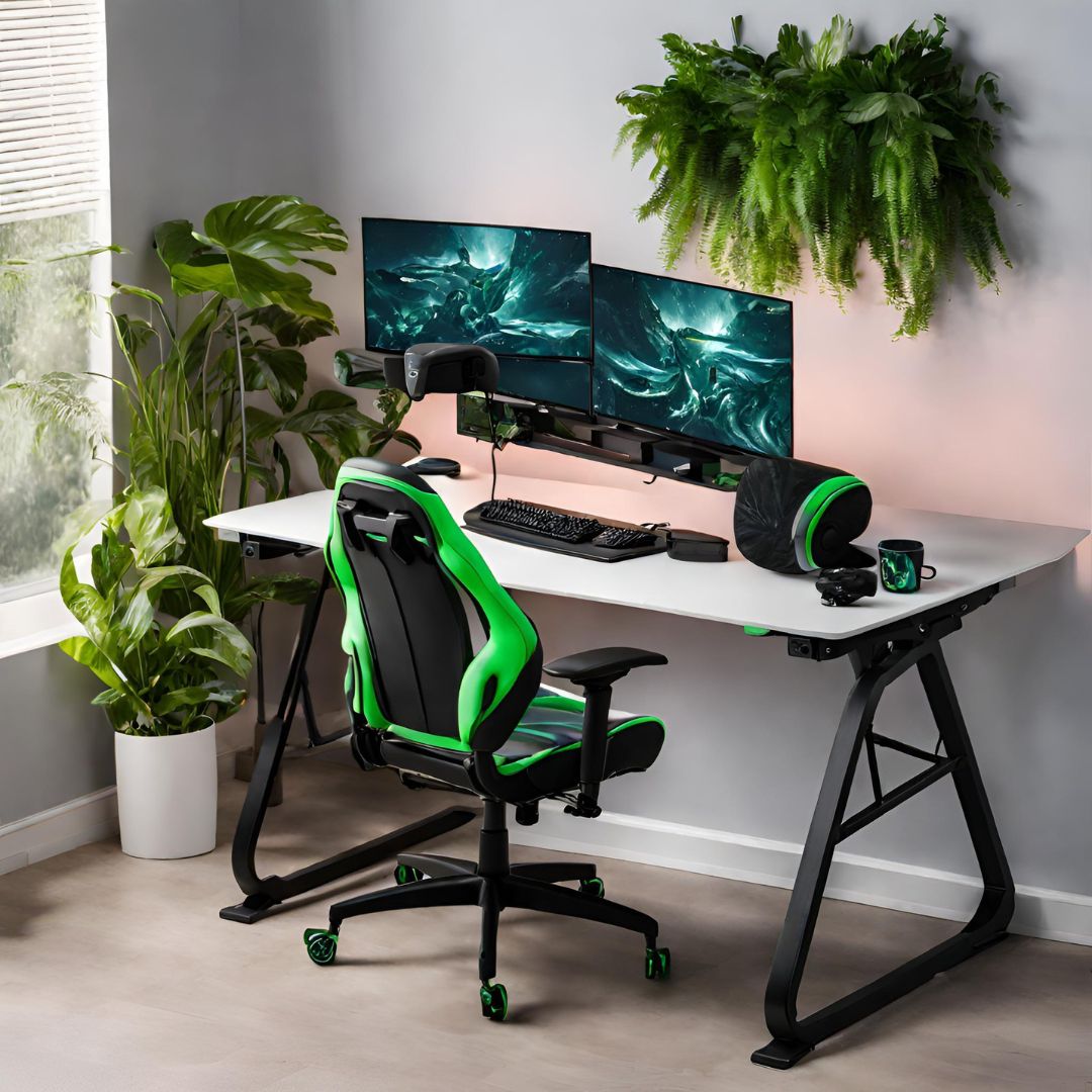 Best Gaming Desk Setup eSports  Gaming Desk Multiple Monitors