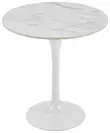 Mid-Century Pedestal Side Table 