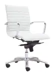 White Leather Office Chair