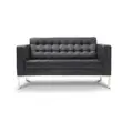 Black Office Couch