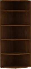 Curved Corner Bookcase
