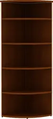 Curved Corner Bookcase