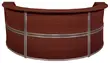 3 Person Curved Reception Desk