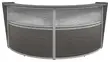 2 Person Curved Reception Desk