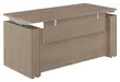 Sit Stand Desk with Modesty Panel