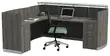 L Shaped Reception Desk with Drawers