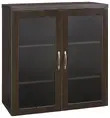 Storage Cabinet with Glass Doors