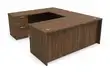 U Shaped Desk with Drawers
