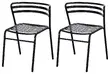 Outdoor Stacking Chairs - Set of 2