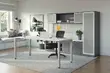 Modern Rectangular Desk with Storage