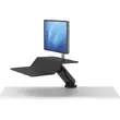 Single Monitor Mount Height Adjustable Platform - Desk Clamp