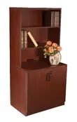 White Tall Storage Cabinet