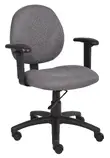 Gray Upholstered Office Chair