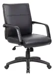 Mid Back Leather Office Chairs