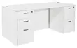 White Pedestal Desk