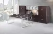Modern L Shaped Desk with Storage