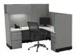 L Shaped Cubicle Workstation