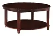 Espresso Round Coffee Table