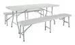 6' Folding Table and Benches Combo
