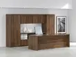 Bow Front Executive Desk