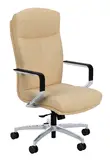 Leather Conference Chair with Arms