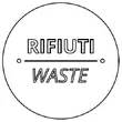 Trash Can Label - Waste