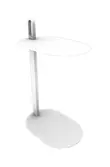 White Oval Table