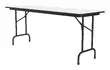 White Plastic Folding Table