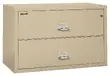 2 Drawer Lateral Fireproof File Cabinet - 45 Wide