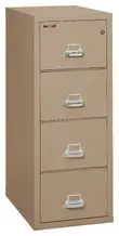 4 Drawer Vertical Fireproof File Cabinet - 21 Wide