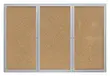 Enclosed Bulletin Board - 72 x 48