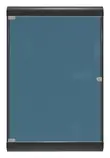 Enclosed Bulletin Board with Vinyl Surface - 28 x 42