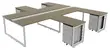 4 Person Workstation with Drawers