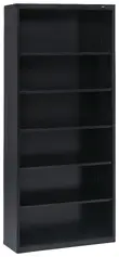 6 Shelf Bookcase Black