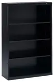 Black 4 Shelf Bookcase