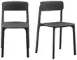Universal Molded Stacking Chairs - Set of 2