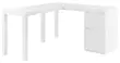 Modern Glossy L-Shaped Desk