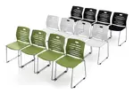 Modern Plastic Stacking Chair